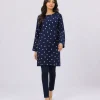 elrare navy moon dot tunic front view