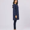 elrare navy moon dot tunic side view