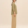 elrare olive camel contrast lounge side view