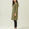 elrare olive leaf tunic side view