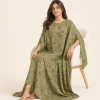 elrare olive meadow kaftan seated