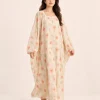 elrare peach blossom kaftan front view