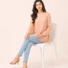 elrare peach blossom top seated