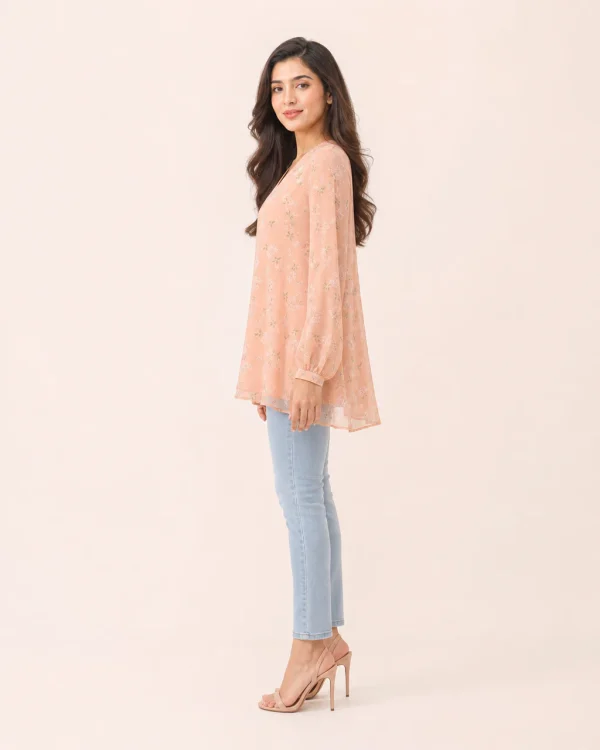 elrare peach blossom top side view