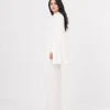 elrare platinum pleat cape exclusive side view