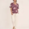 elrare plum abstract brush lounge front view
