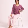 elrare plum blush contrast lounge seated
