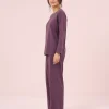 elrare plum solid lounge side view