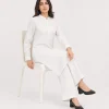 elrare porcelain white pinstripe coords seated
