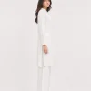 elrare porcelain white pinstripe coords side view