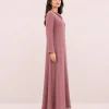 elrare rosewood plain maxi side view