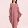 elrare rosewood solid kaftan front view