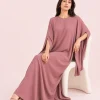 elrare rosewood solid kaftan seated