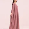 elrare rosewood solid kaftan side view