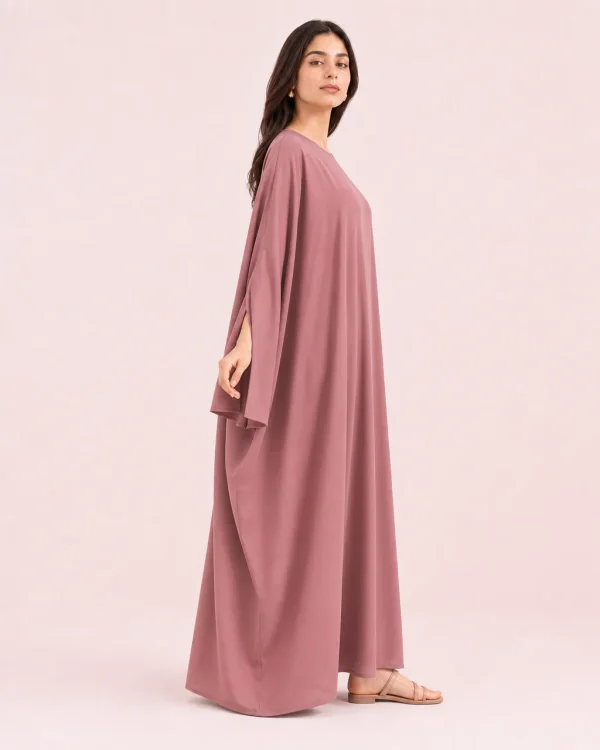 elrare rosewood solid kaftan side view