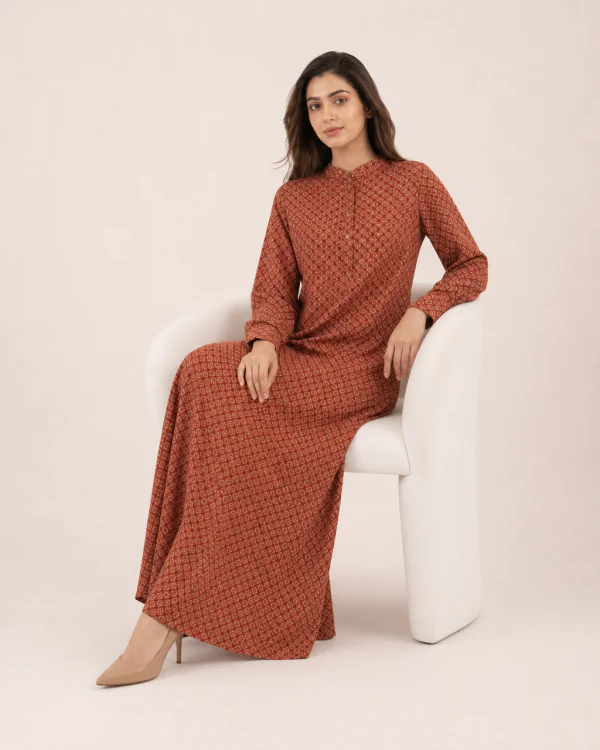 elrare rust moroccan maxi seated