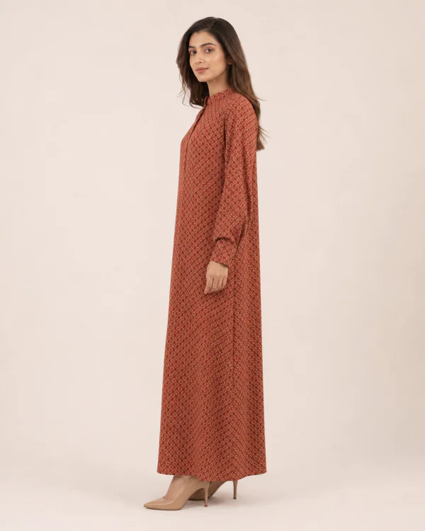 elrare rust moroccan maxi side view