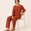 elrare rust solid lounge seated