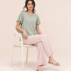 elrare sage blush contrast lounge seated