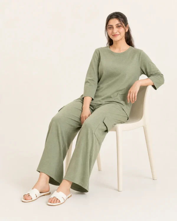 elrare sage cargo wide lounge seated