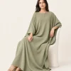 elrare sage kantha kaftan seated