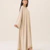 elrare sand gota kaftan side view