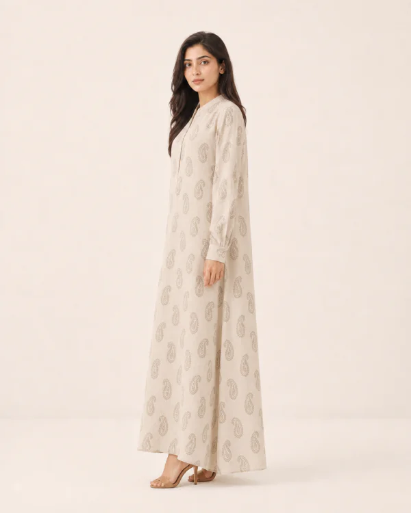 elrare sand paisley maxi side view
