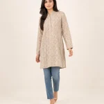 elrare sand paisley tunic front view
