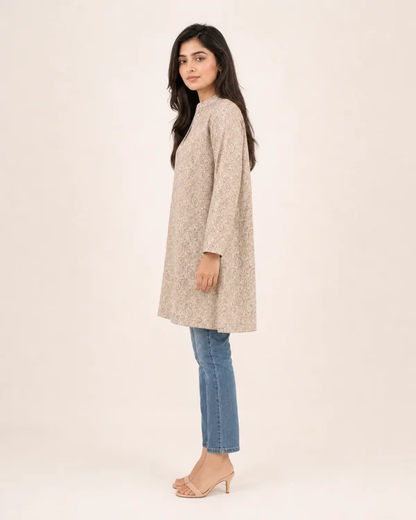 elrare sand paisley tunic side view