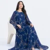 elrare sapphire bird kaftan seated
