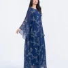 elrare sapphire bird kaftan side view