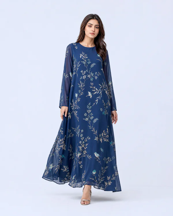 elrare sapphire bird maxi front view