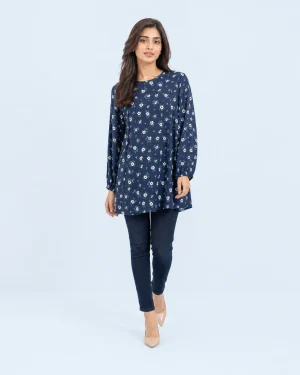 elrare sapphire floral top front view
