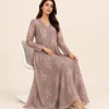 elrare taupe orchid maxi seated