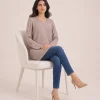 elrare taupe orchid top seated