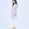 elrare white blue porcelain tunic side view