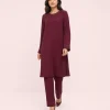 elrare wine tonal knotwork coords front view